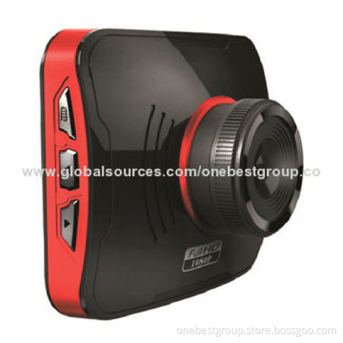 1,080P car DVR recorder with HDMI port supports TF card up to 32GB real seamless cycle recording